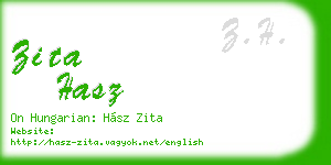 zita hasz business card
